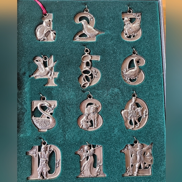 12 days of Christmas pewter ornaments - Picture 4 of 4